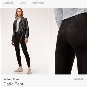 Wilfred Free suede black legging M